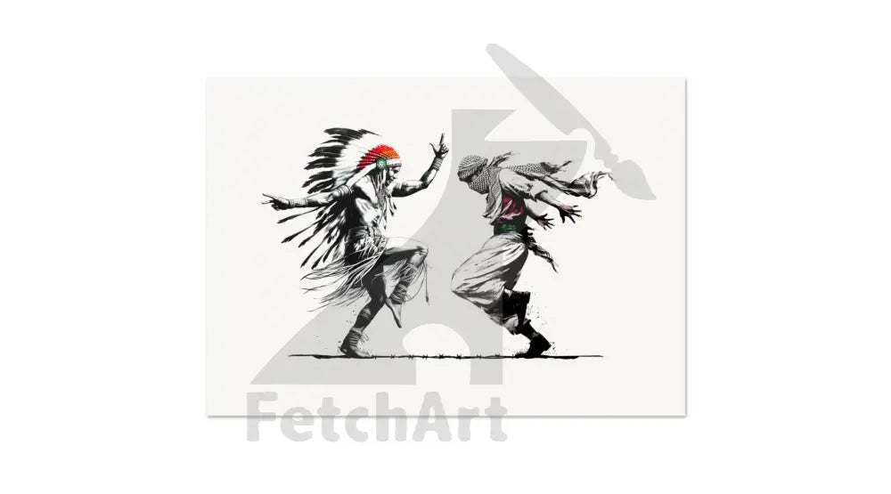 Museum-Quality Matte Paper Poster-Men-Freedom Dance A3 (29.7 X 42 Cm) Print Material